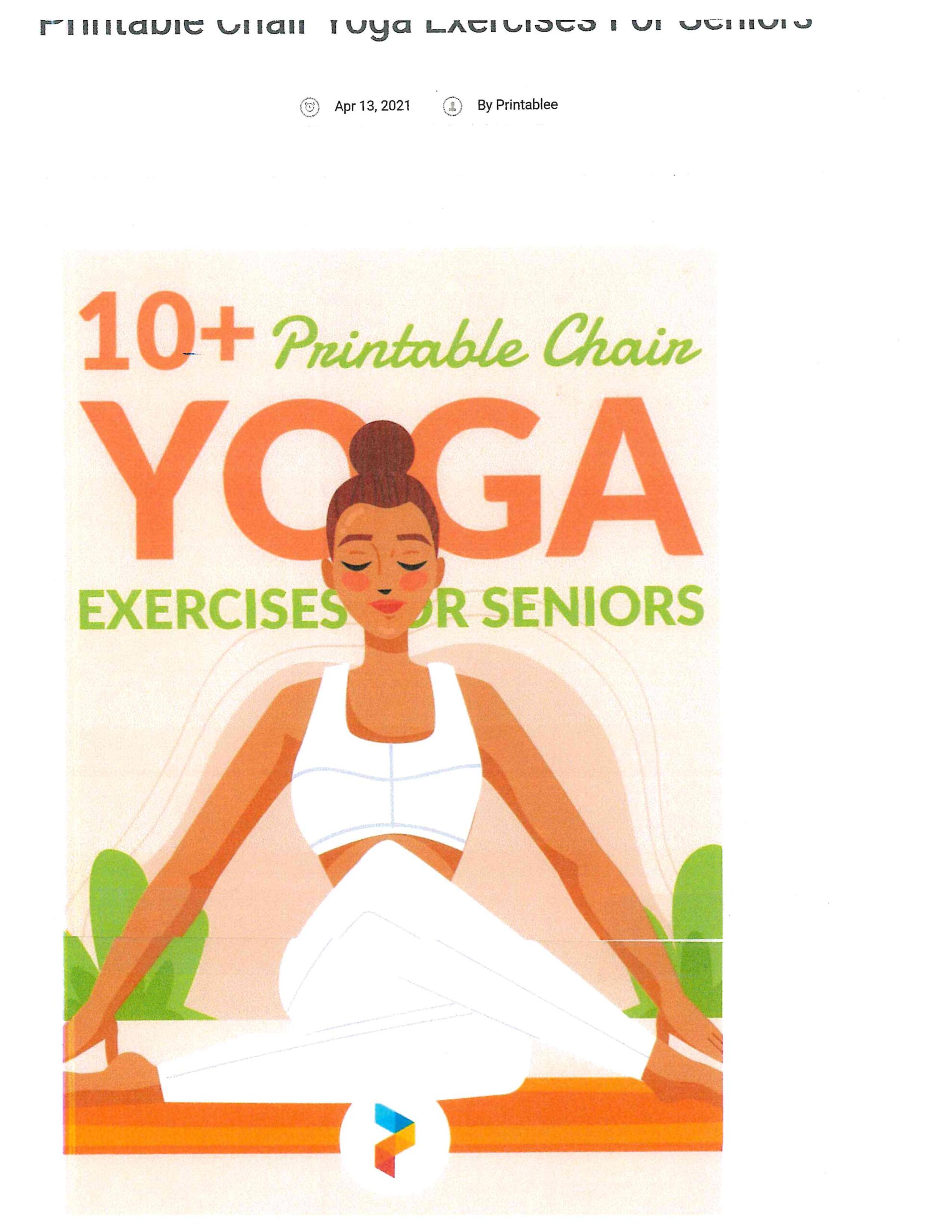 Chair Yoga For Seniors Western Montana Area VI Agency On Aging
